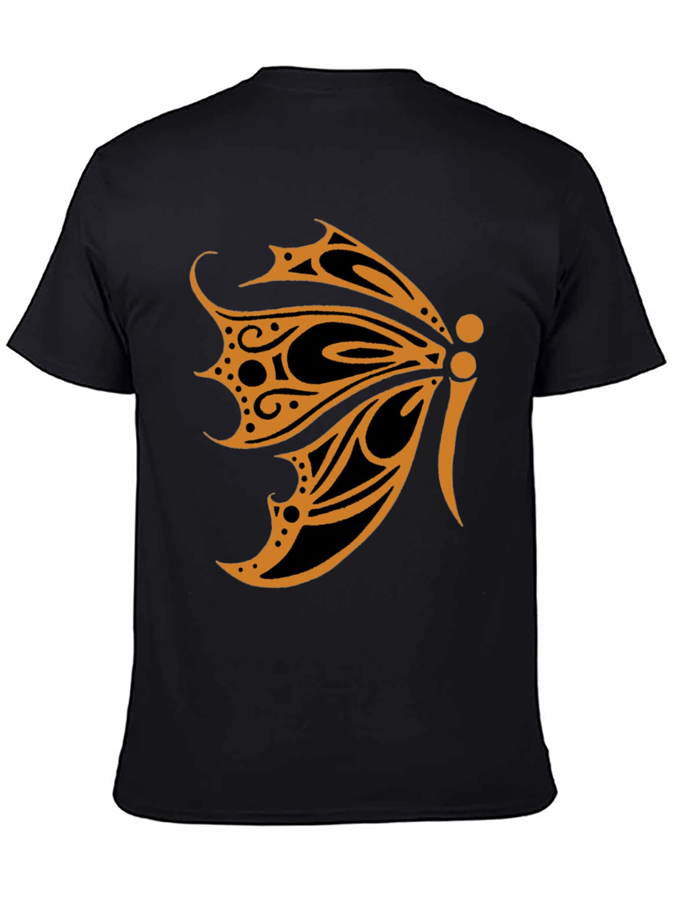 Butterfly Graphic Tee - Mens Black T-Shirt