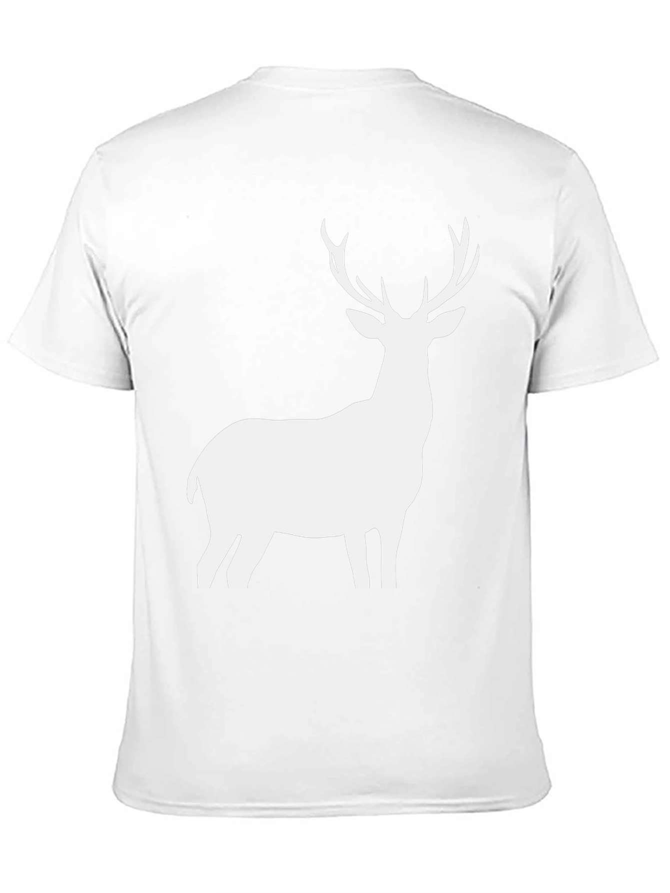 Deer Silhouette Black T-Shirt