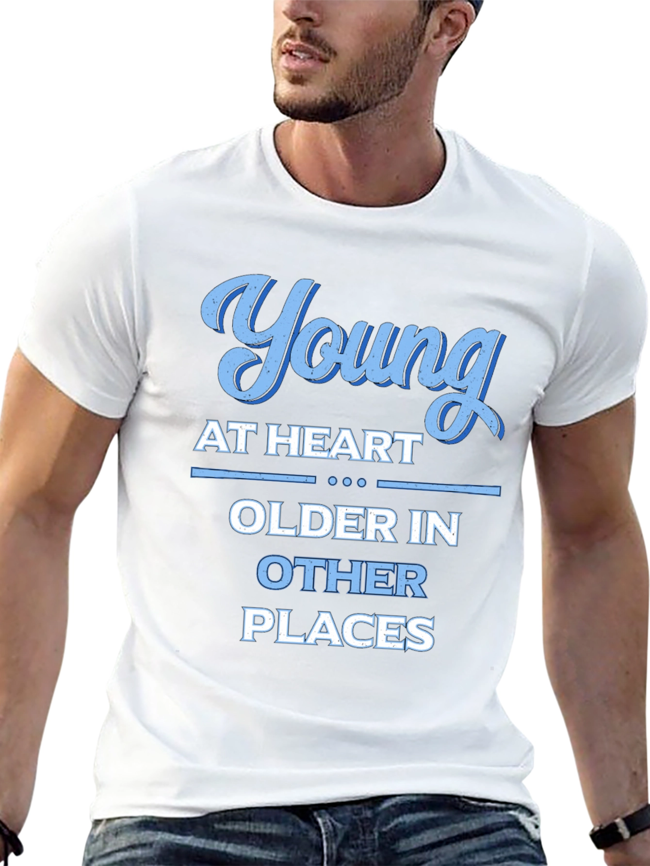 Young at Heart Older in Other Places Graphic Tee