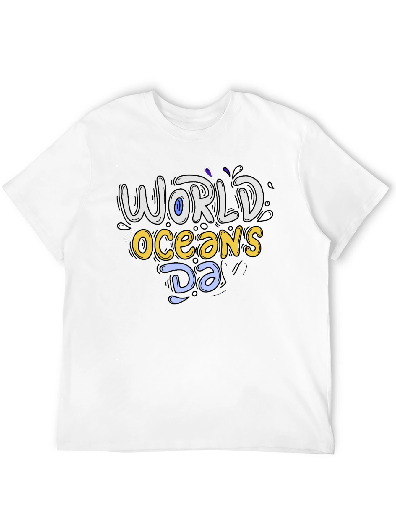 World Oceans Day Graphic Tee - Black