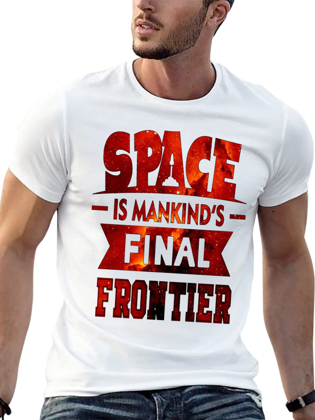 Space is Mankinds Final Frontier Graphic Tee