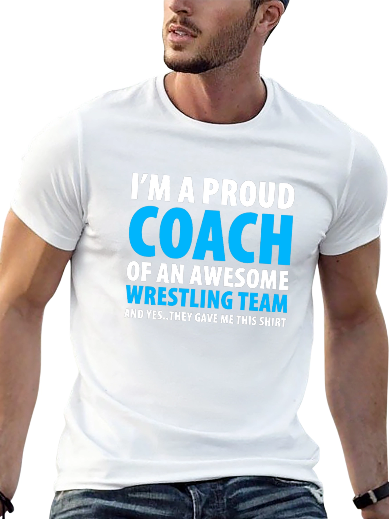 Proud Coach Wrestling Team T-Shirt