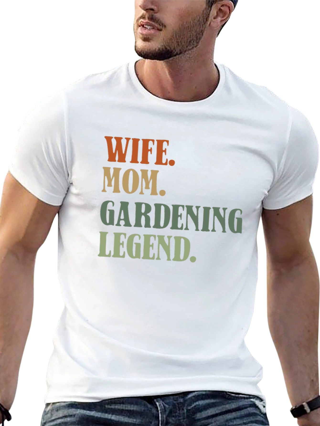 Wife Mom Gardening Legend T-Shirt