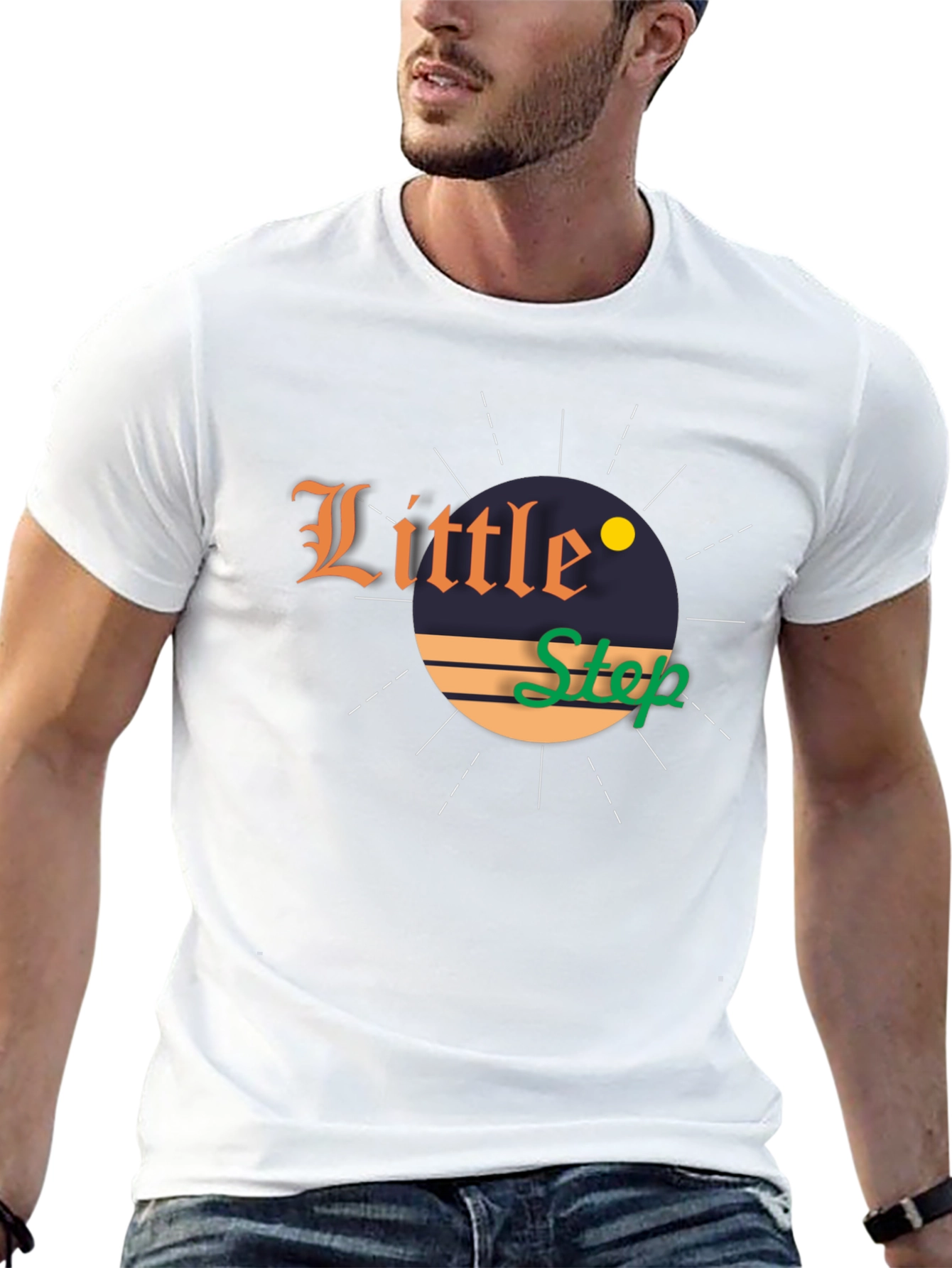 Little Step Graphic T-Shirt - Stylish Comfort