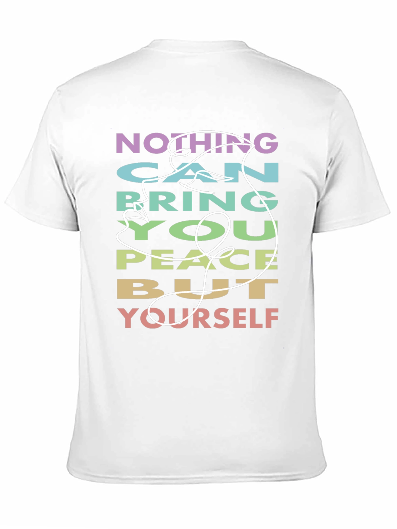 Inspirational Graphic T-Shirt - Peace Within Yourself