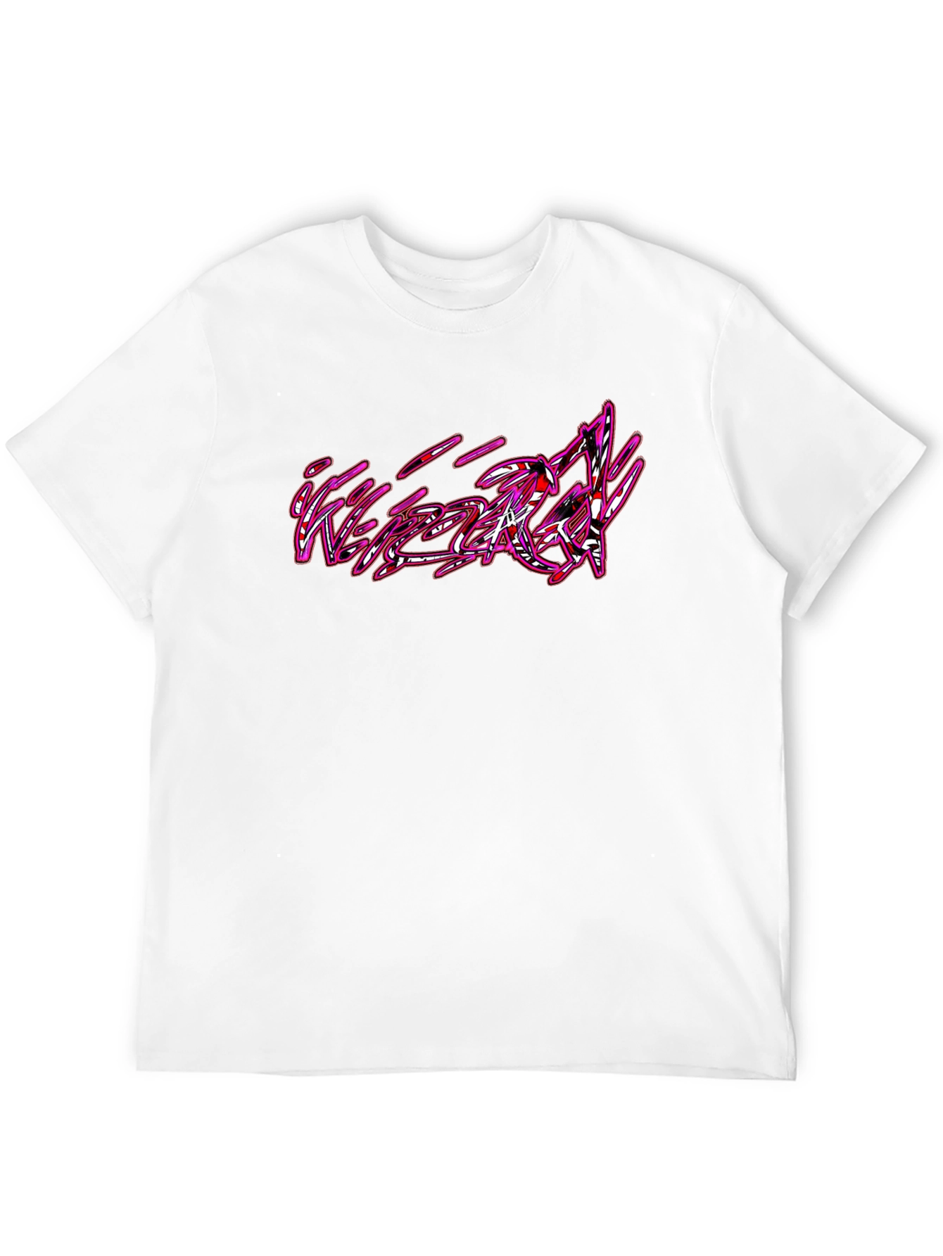 Graphic Print Black Tee - Edgy Style