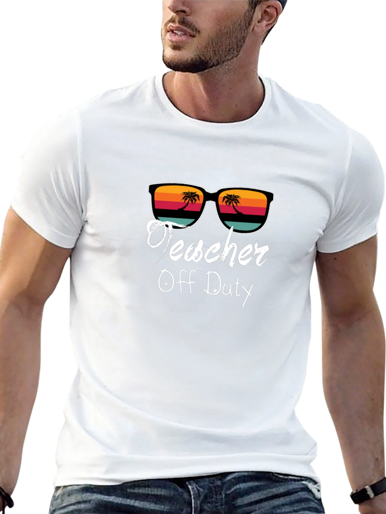 Teacher Off Duty Graphic T-Shirt