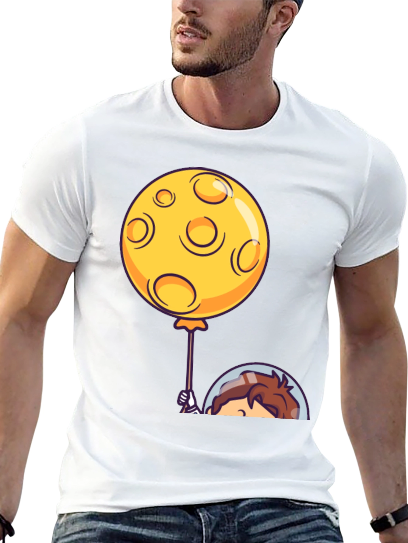 Moon Balloon Graphic Tee