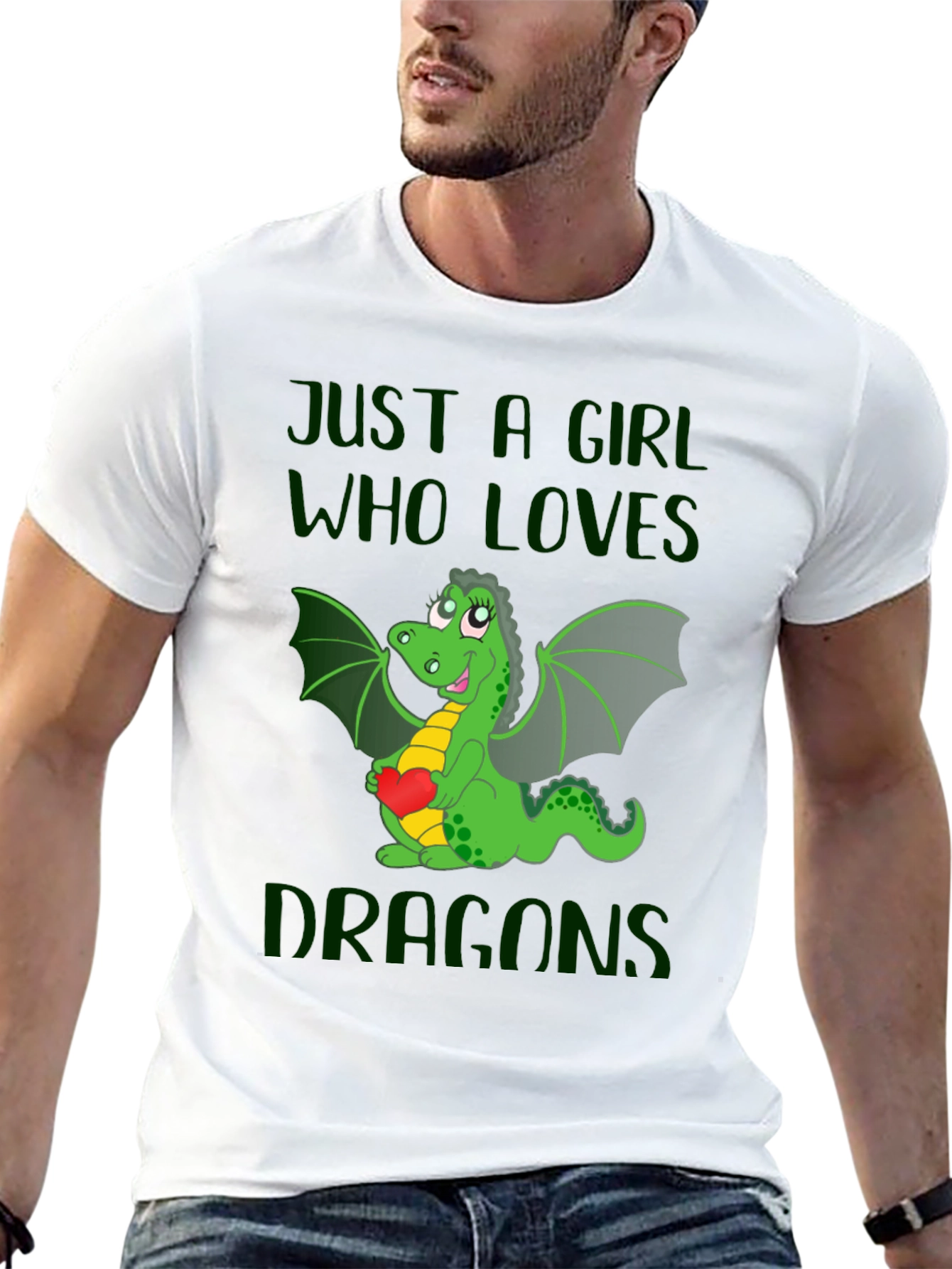 Just A Girl Who Loves Dragons T-Shirt