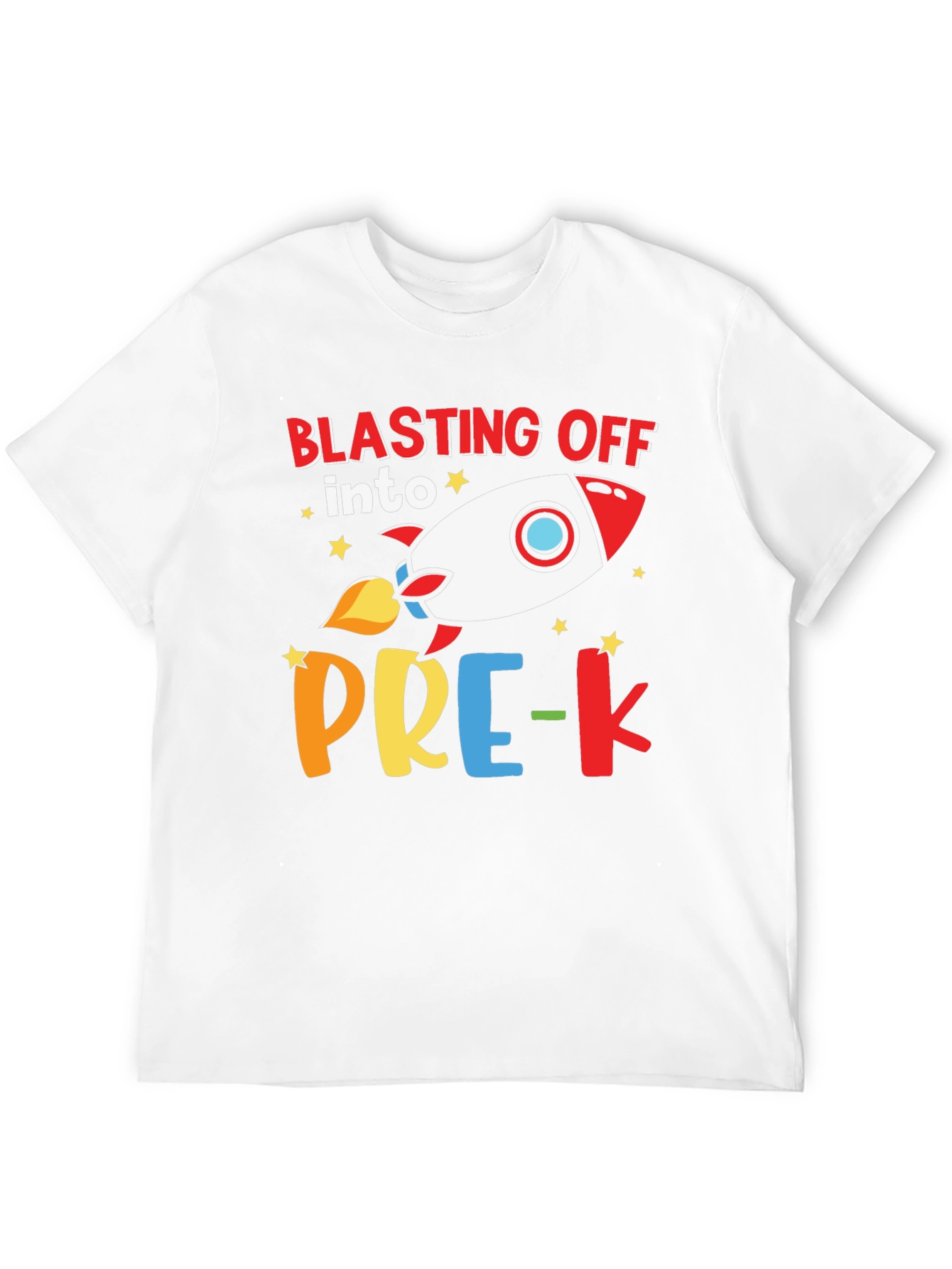 Blasting Off into Pre-K Rocket T-Shirt