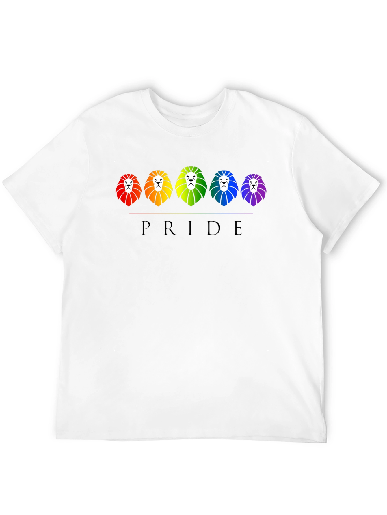 Pride Lion T-Shirt - Rainbow LGBTQ+ Tee