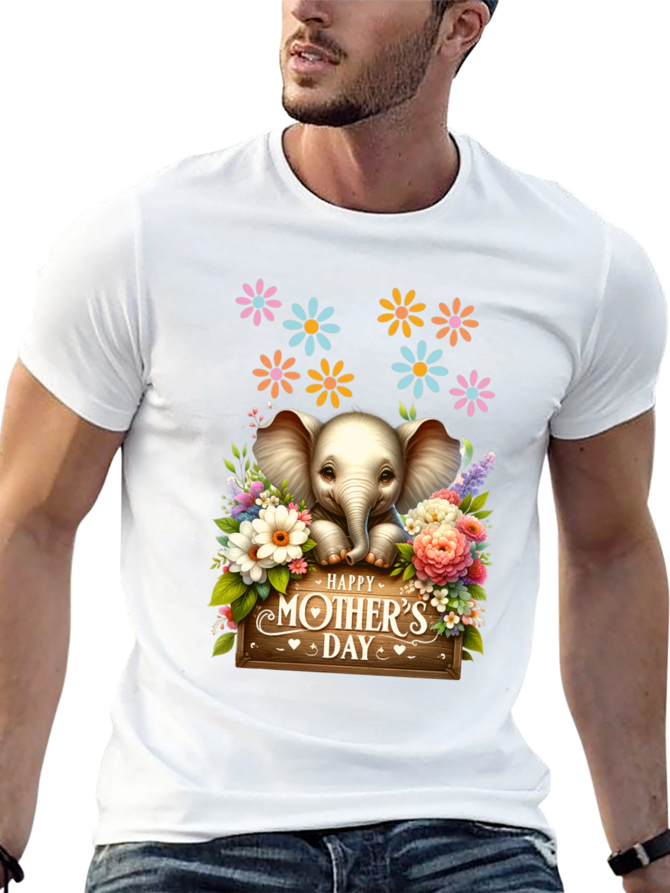 Cute Elephant Mothers Day T-Shirt