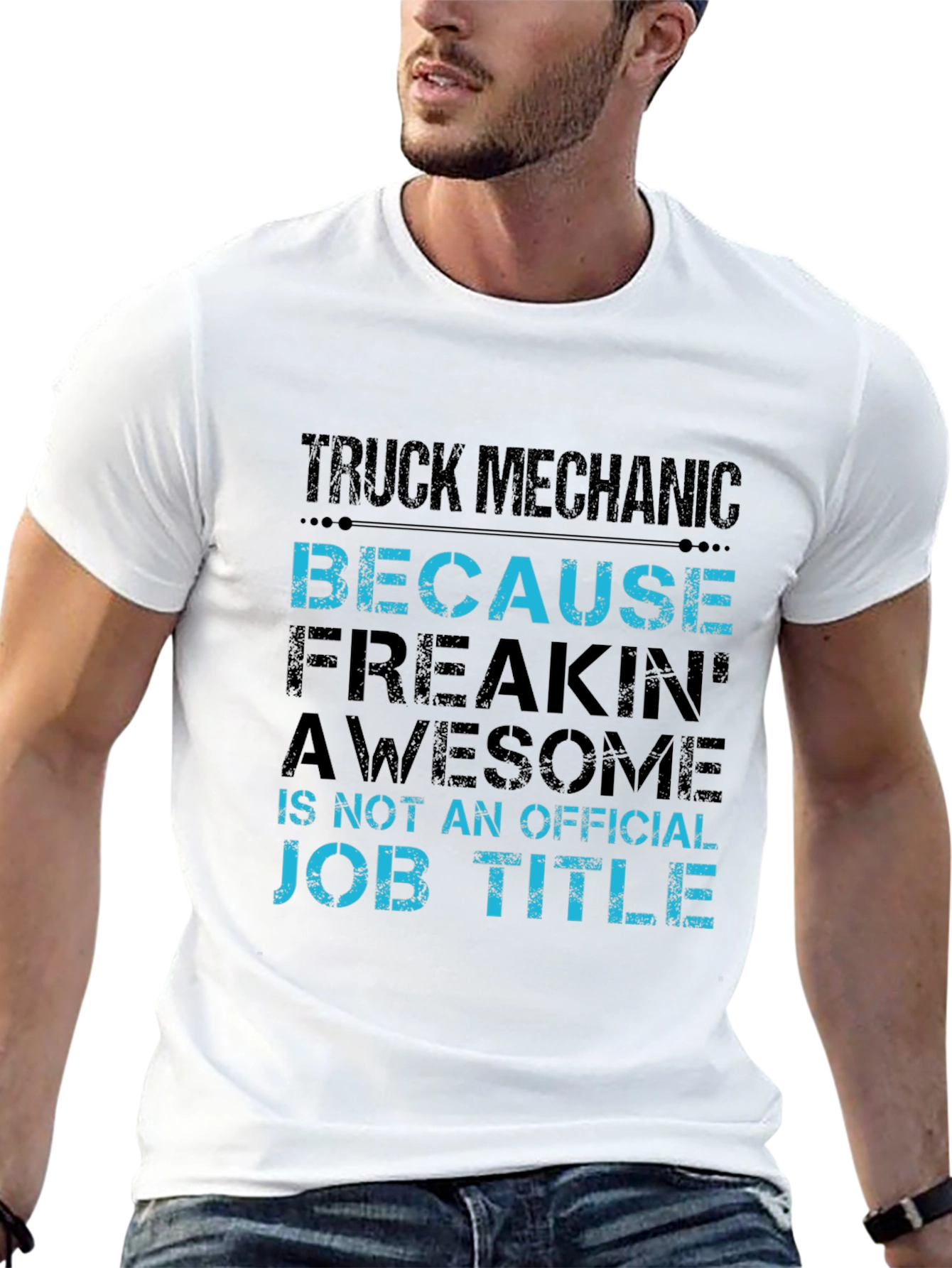 Truck Mechanic Awesome Job Title T-Shirt