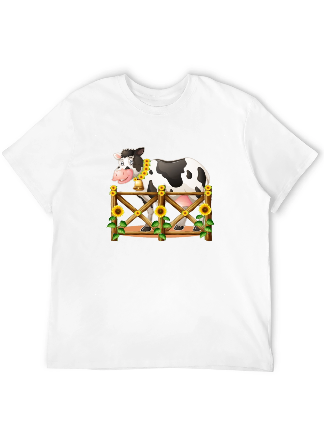 Cow Graphic Tee - Farm Animal T-Shirt