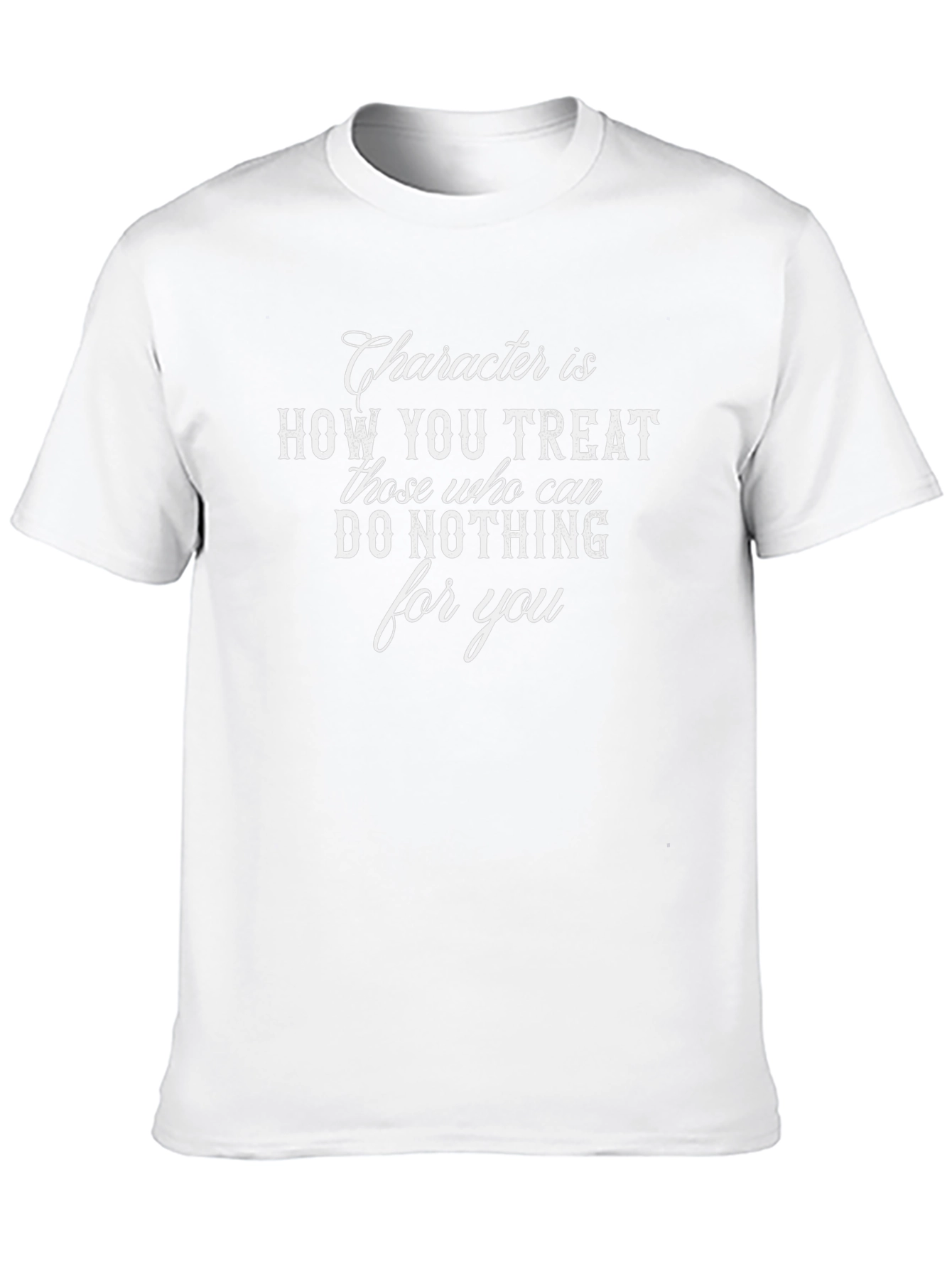 Character Quote T-Shirt - Black