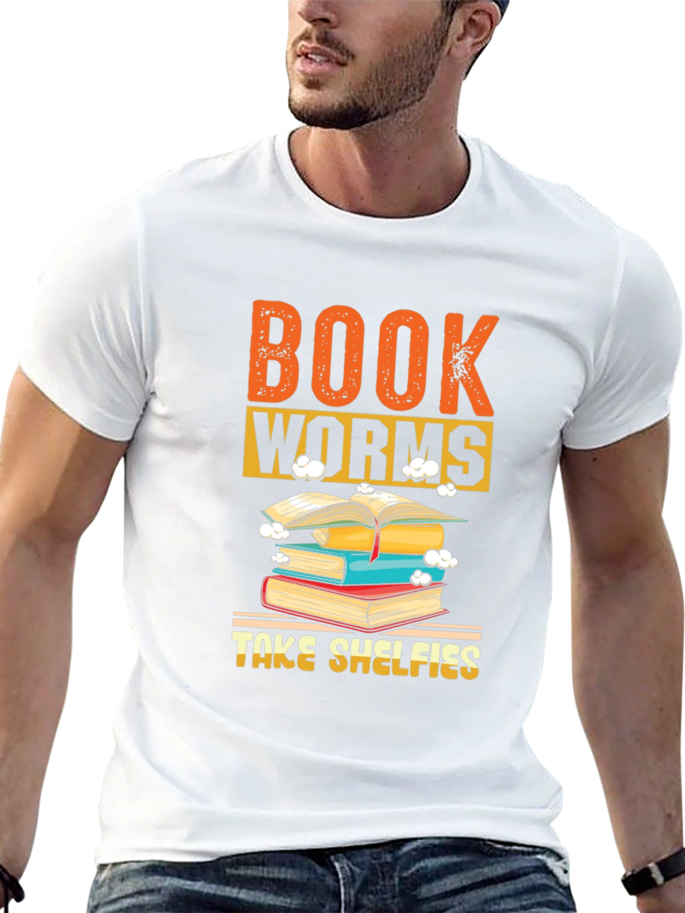 Bookworms Take Shelfies Graphic T-Shirt