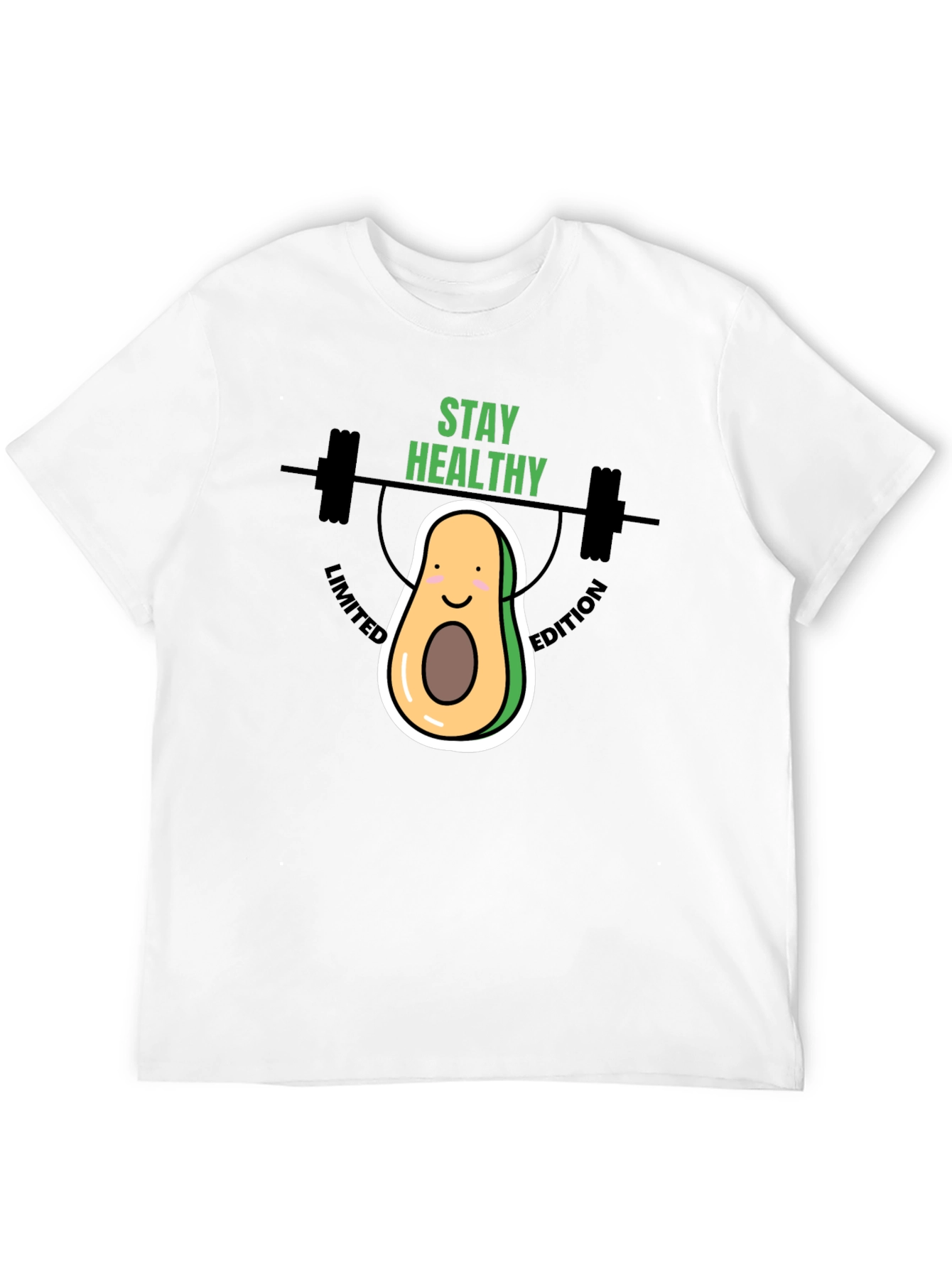 Stay Healthy Avocado Weightlifting T-Shirt