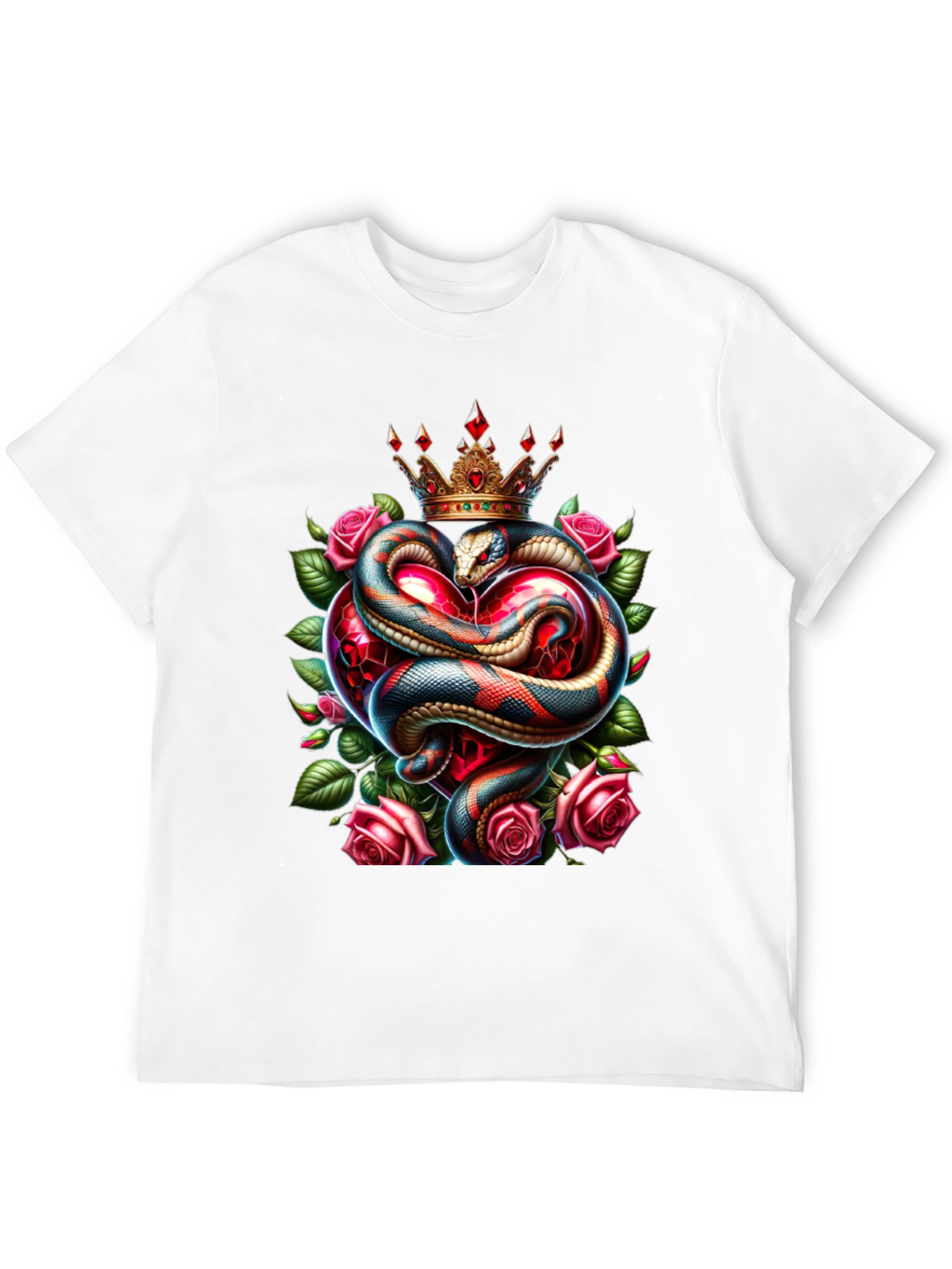 King Cobra Heart Roses T-Shirt