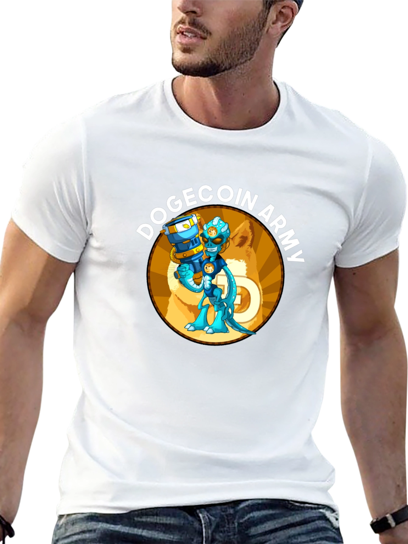 DogeCoin Army Graphic T-Shirt