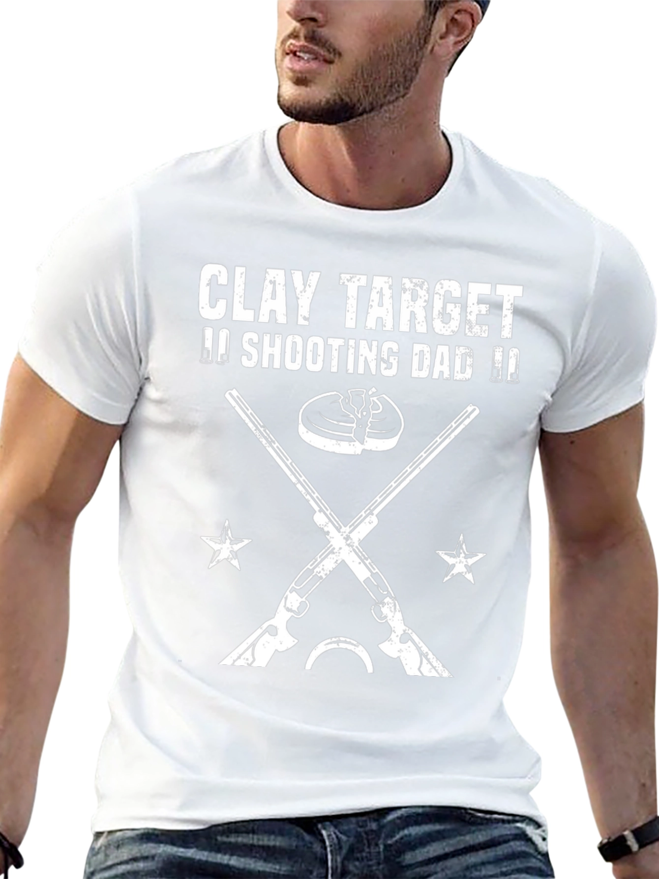 Clay Target Shooting Dad T-Shirt