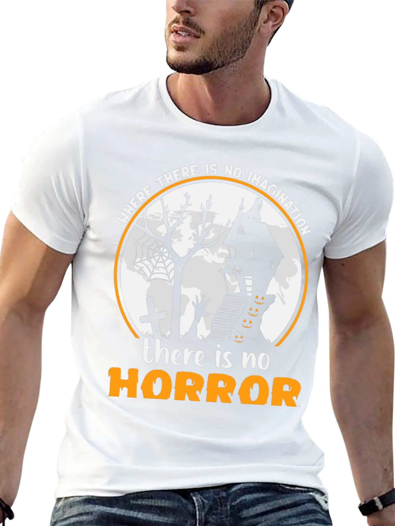 Halloween Horror T-Shirt: Imagination Needed!