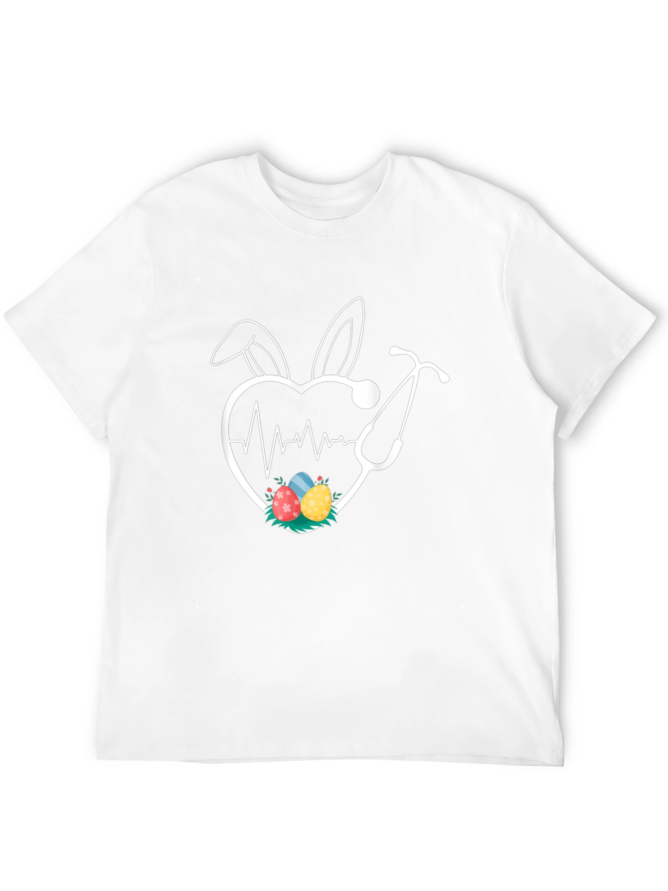 Easter Nurse Heartbeat T-Shirt