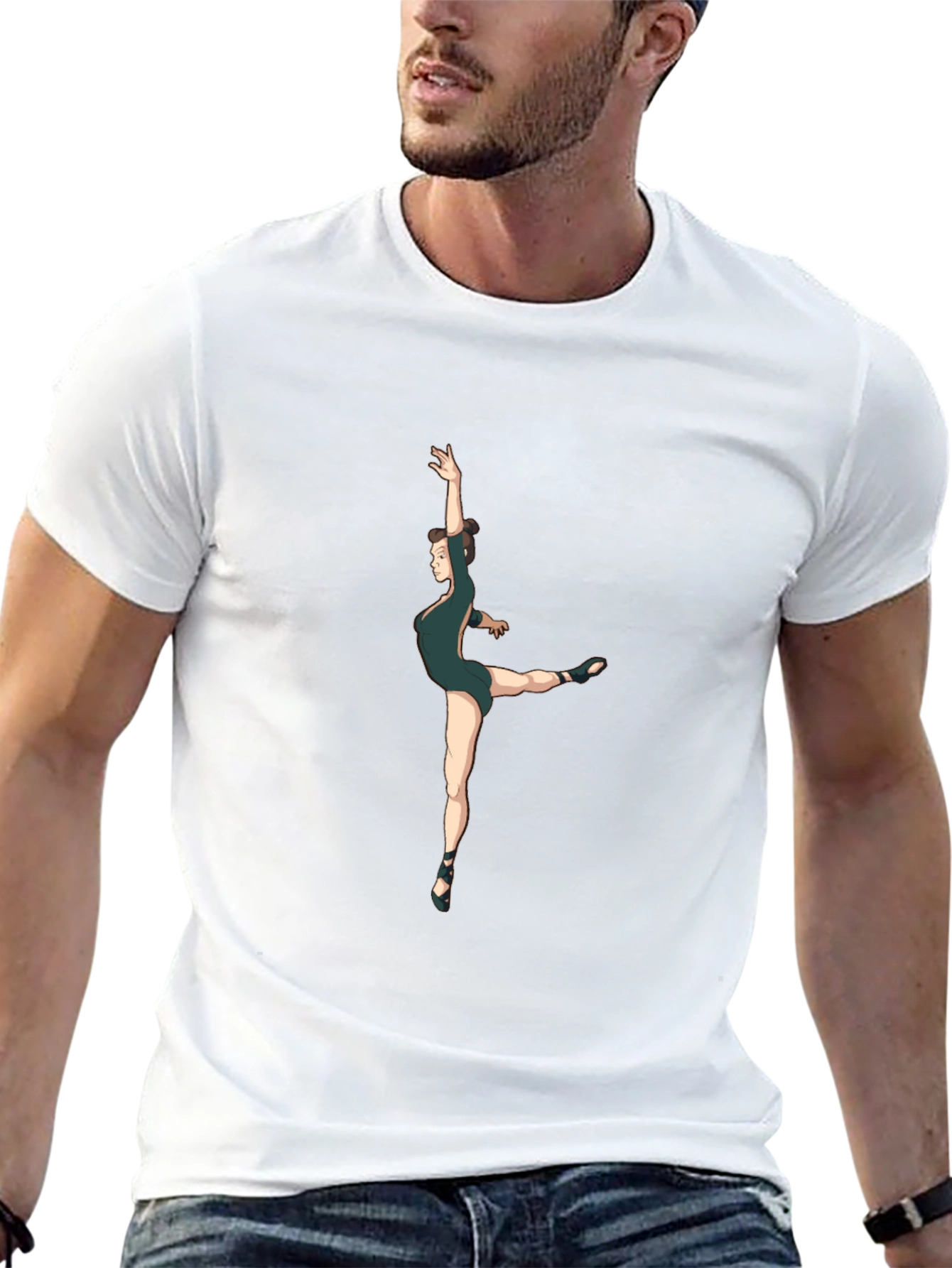 Ballet Dancer Graphic Black T-Shirt