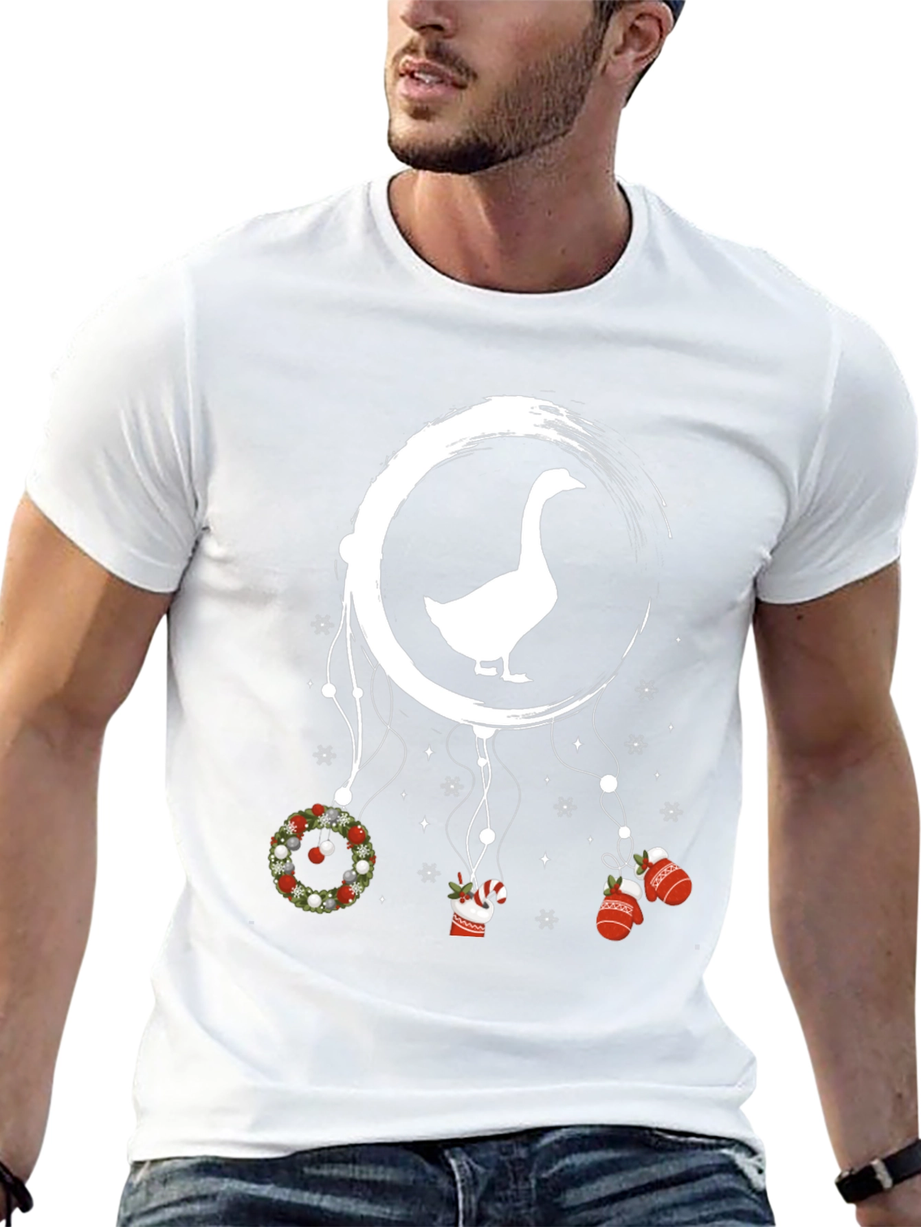 Christmas Goose Dreamcatcher T-Shirt