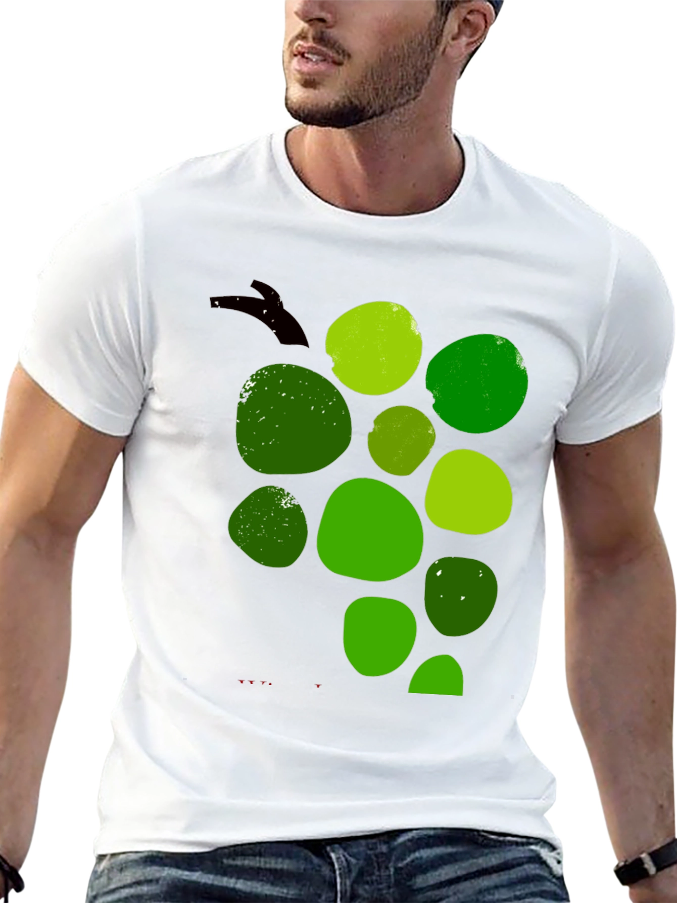 Green Grape Graphic T-Shirt