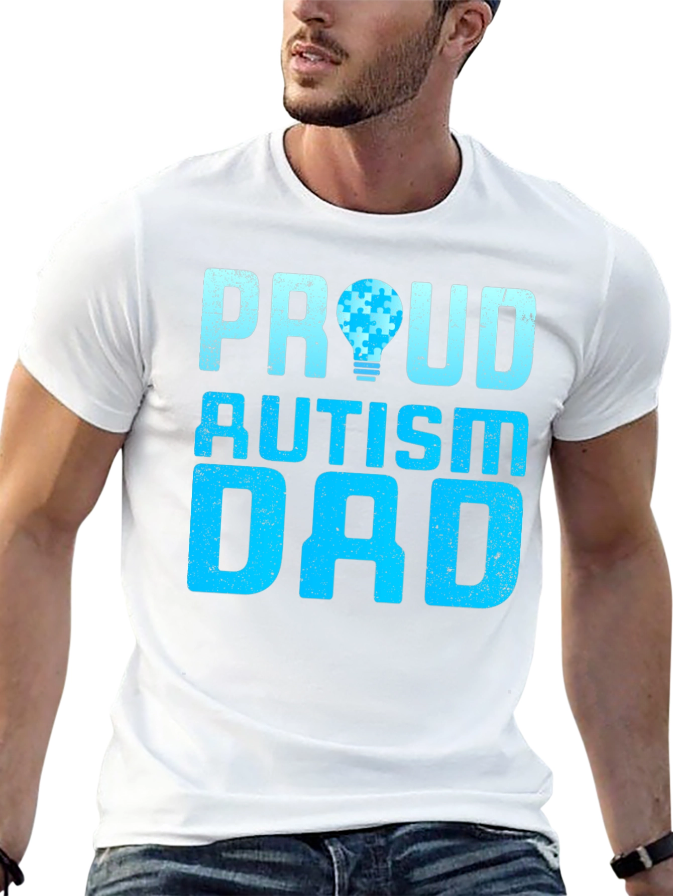Proud Autism Dad T-Shirt