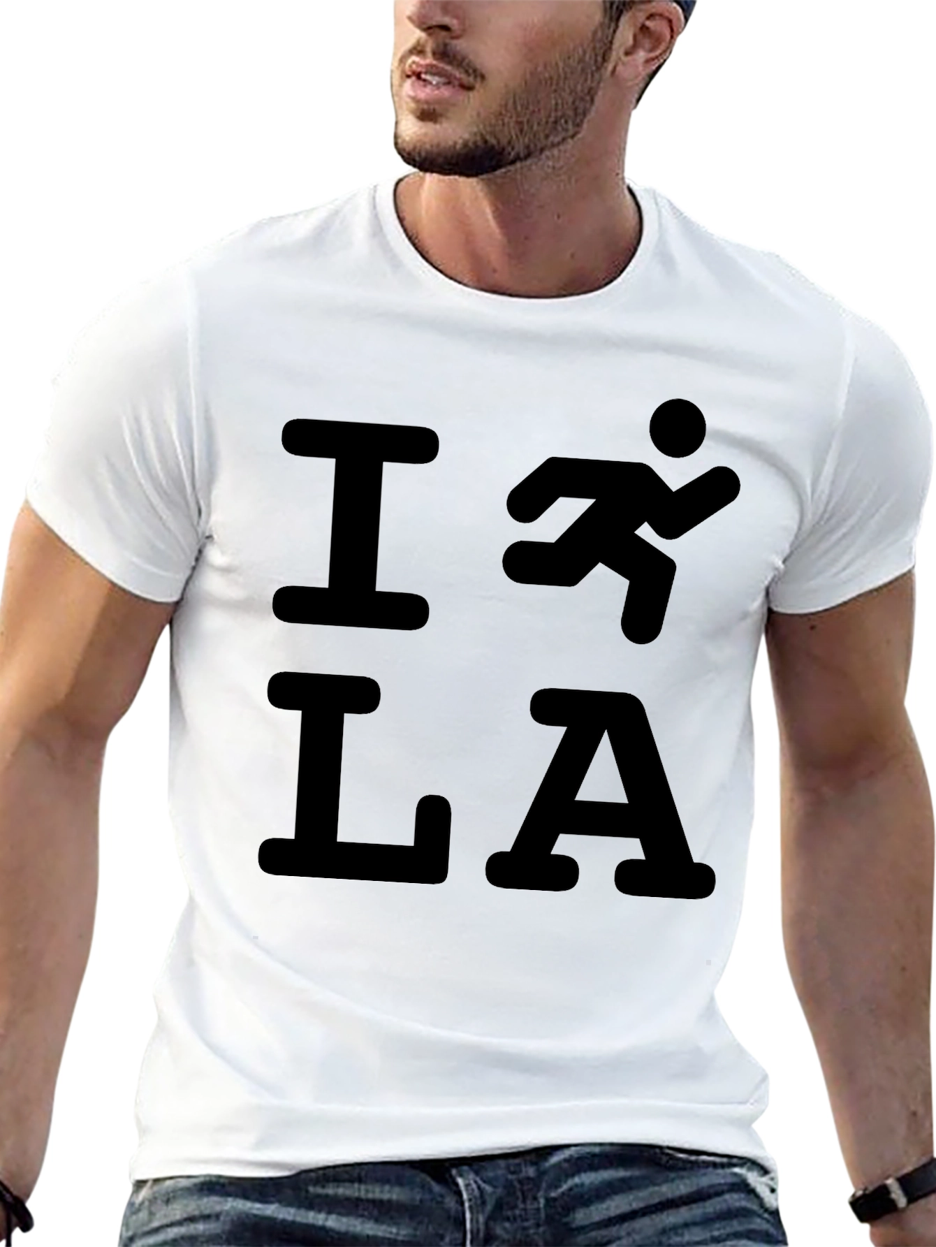 I Run LA Graphic T-Shirt