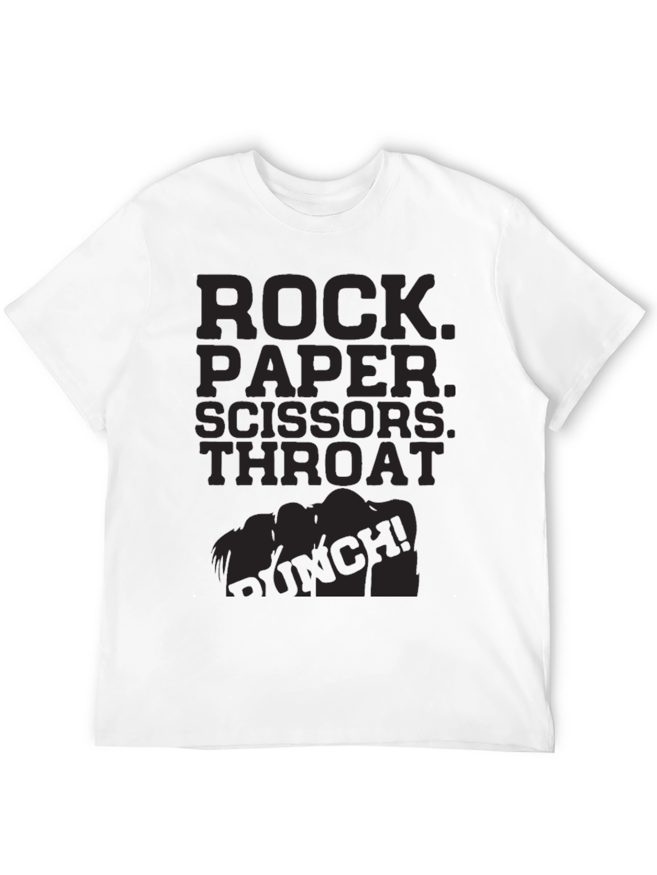 Rock Paper Scissors Throat Punch T-Shirt