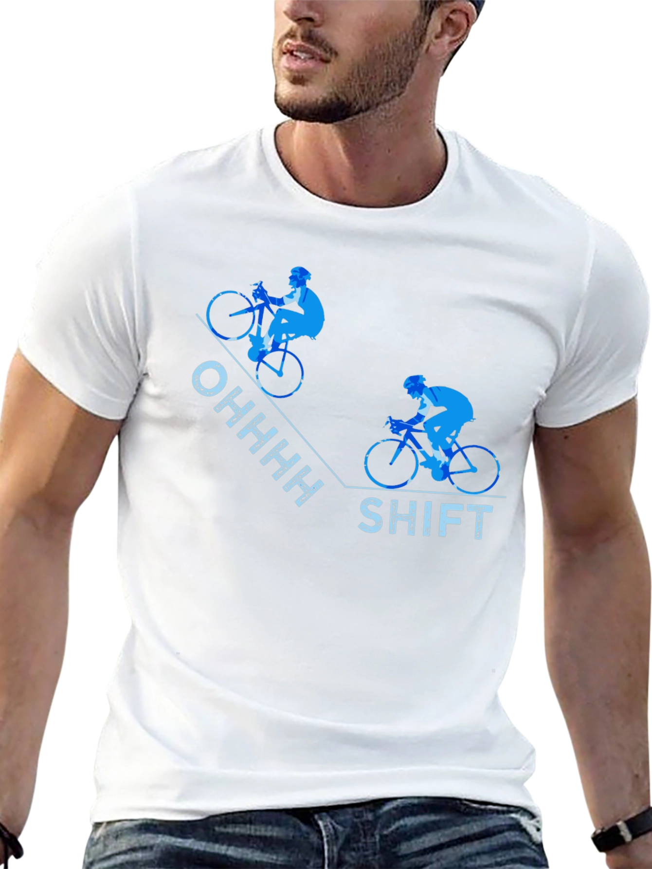 Funny Cycling T-Shirt - Ohhhh Shift
