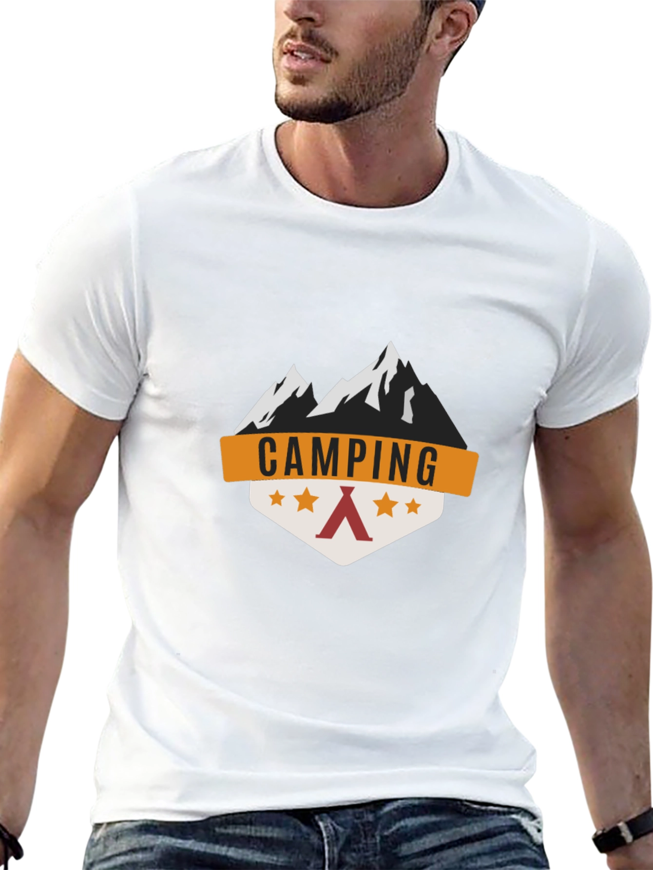 Camping Graphic Tee - Adventure Ready Soft Cotton