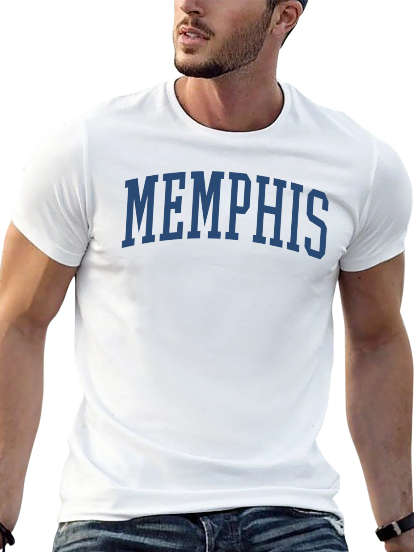 Memphis Tee - Classic Collegiate Style