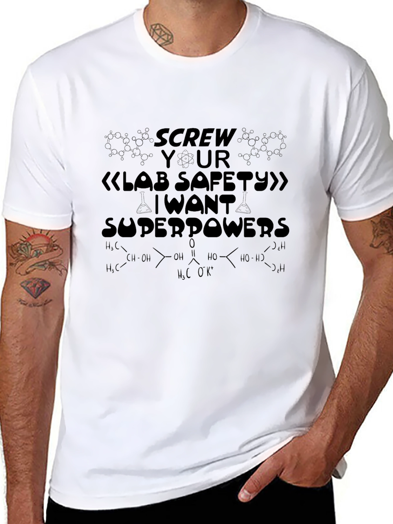Lab Safety Superpowers Tee