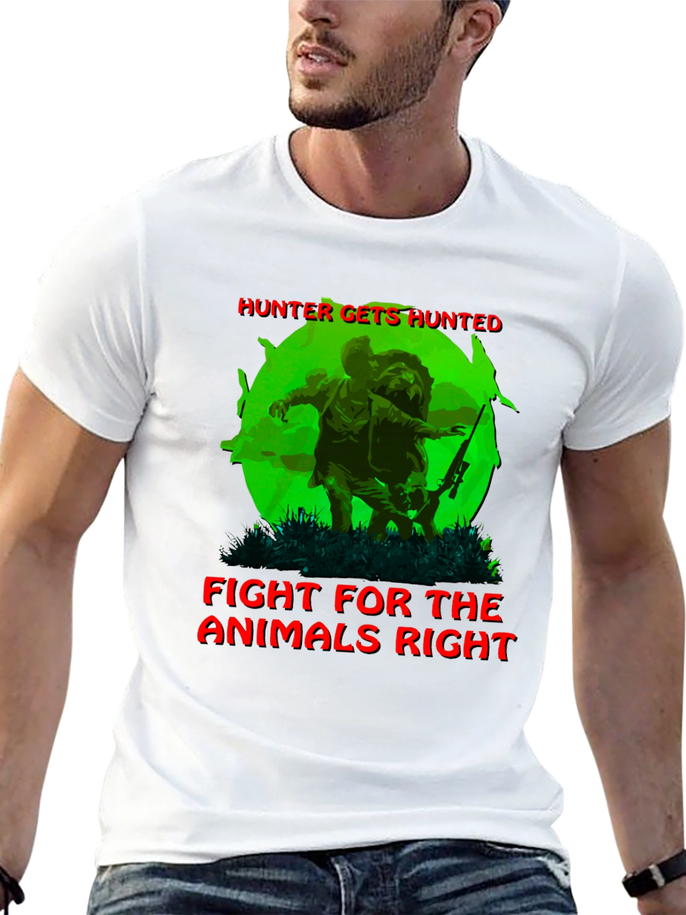 Hunter Gets Hunted Graphic Tee