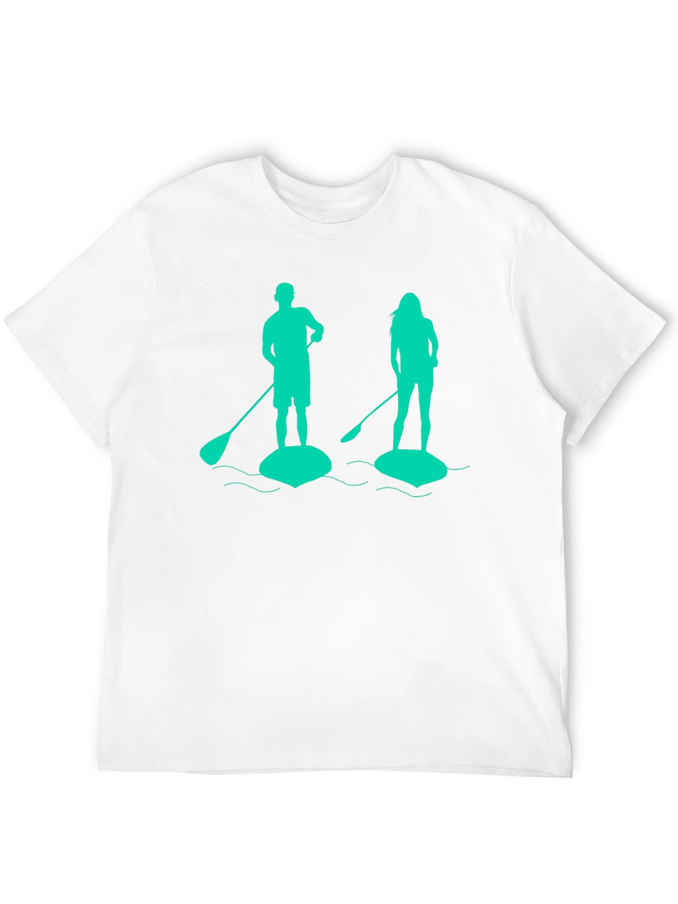 Paddle Boarding T-Shirt - Stand Up Paddle Couple Tee