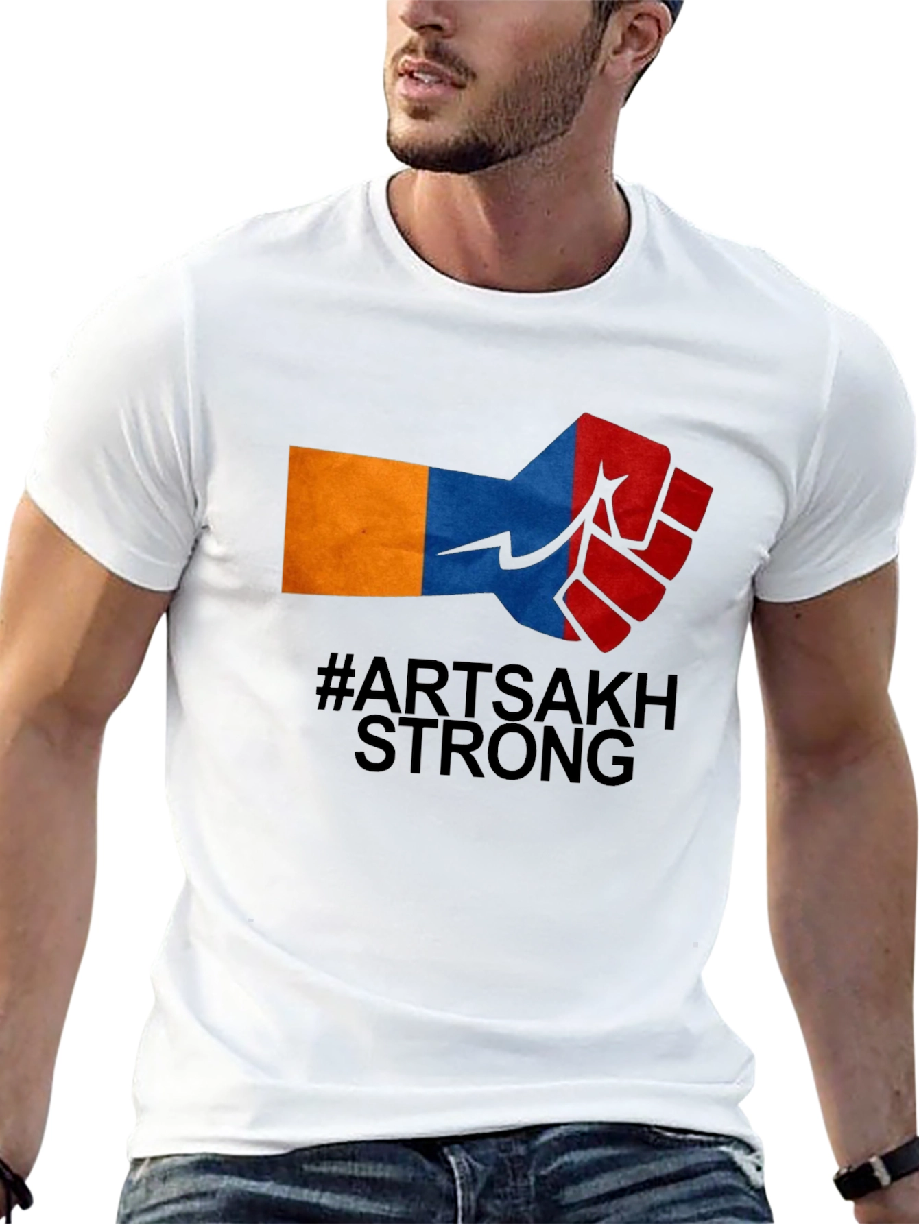Artsakh Strong Graphic Tee - Black