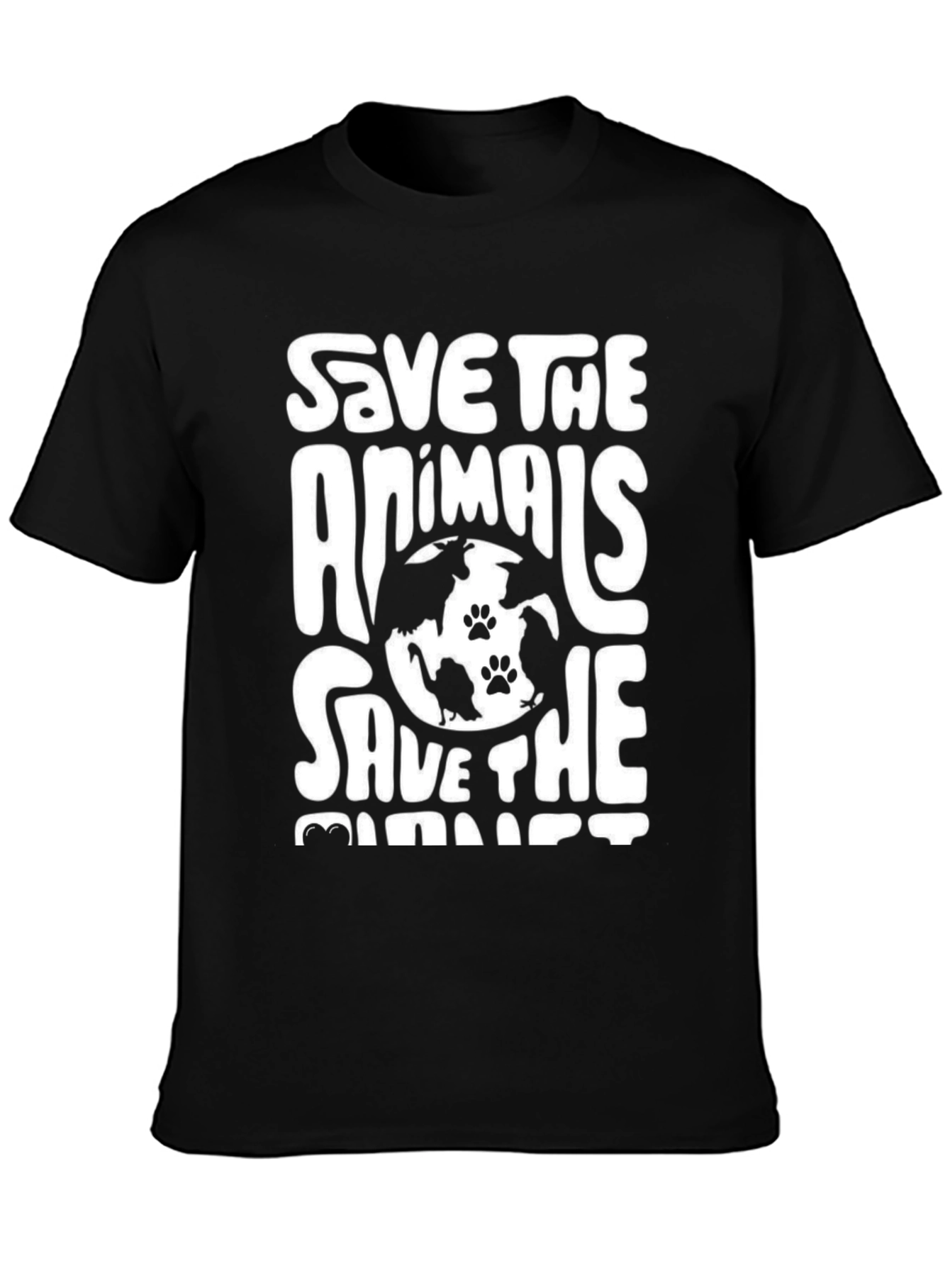 Save the Animals Save the Planet Graphic Tee