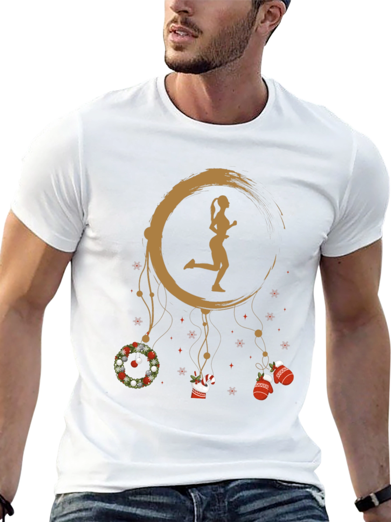 Christmas Runner Dream Catcher T-Shirt