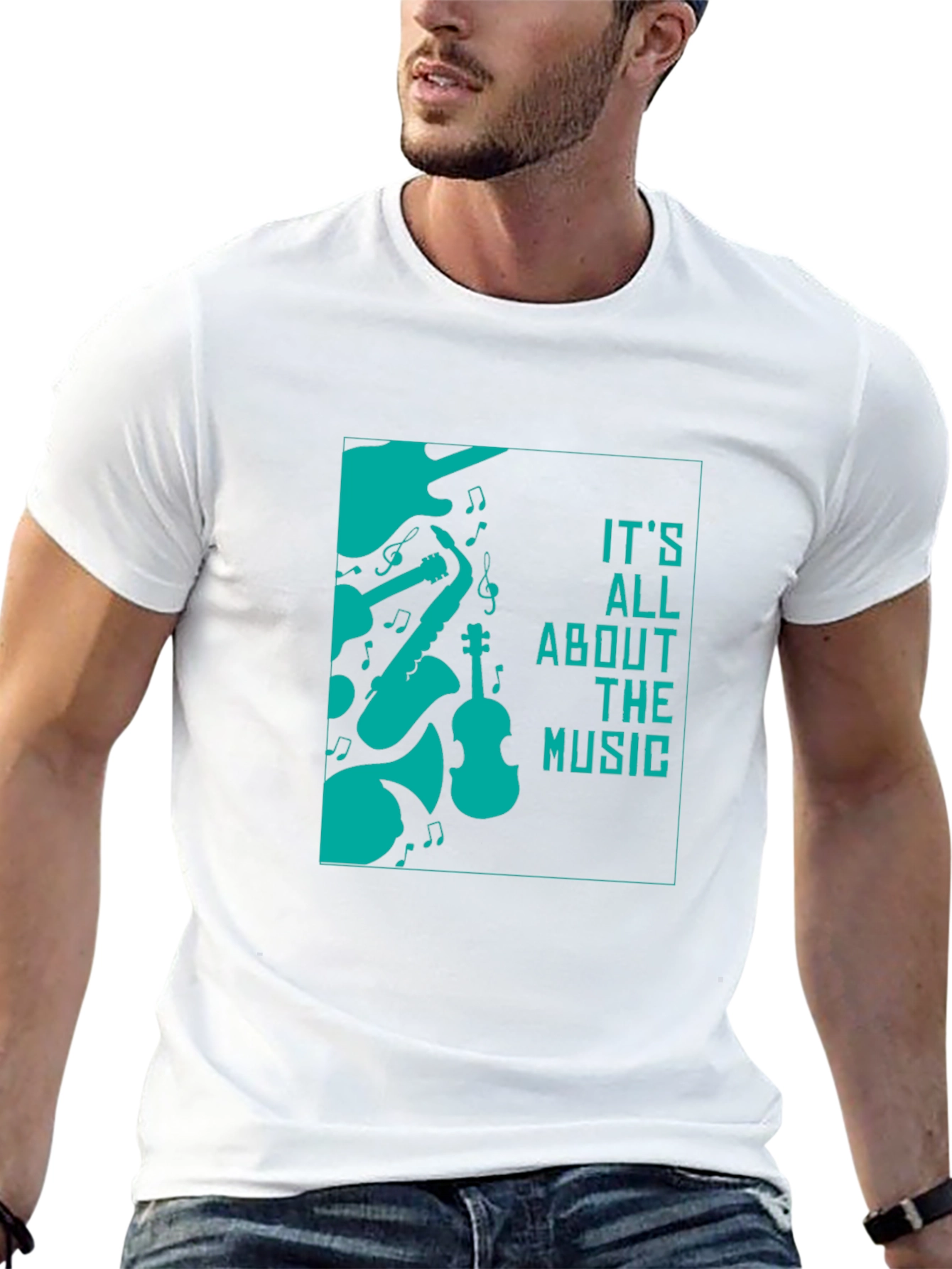 Music Lovers Tee - Its All About the Music
