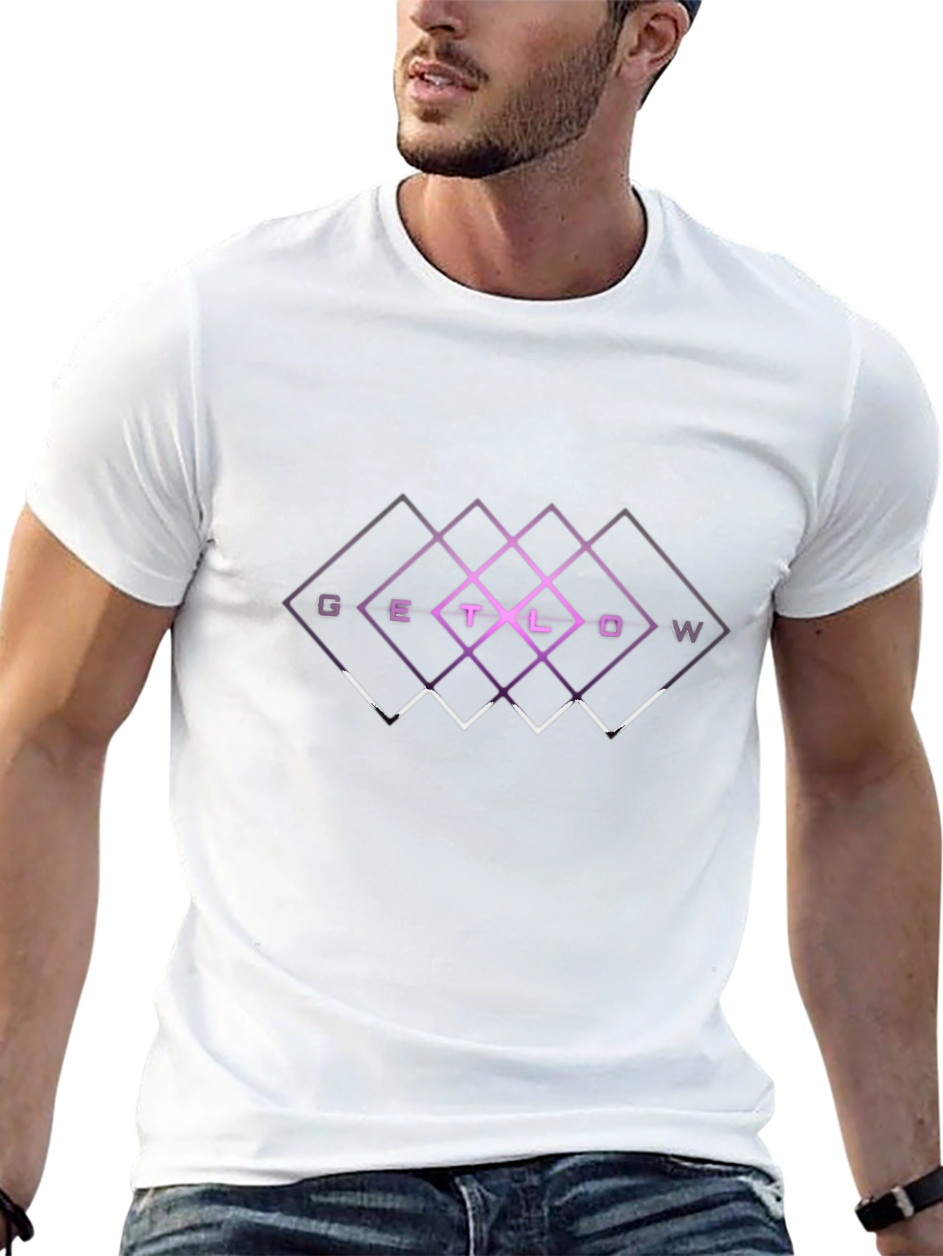 Get Low Graphic Black T-Shirt