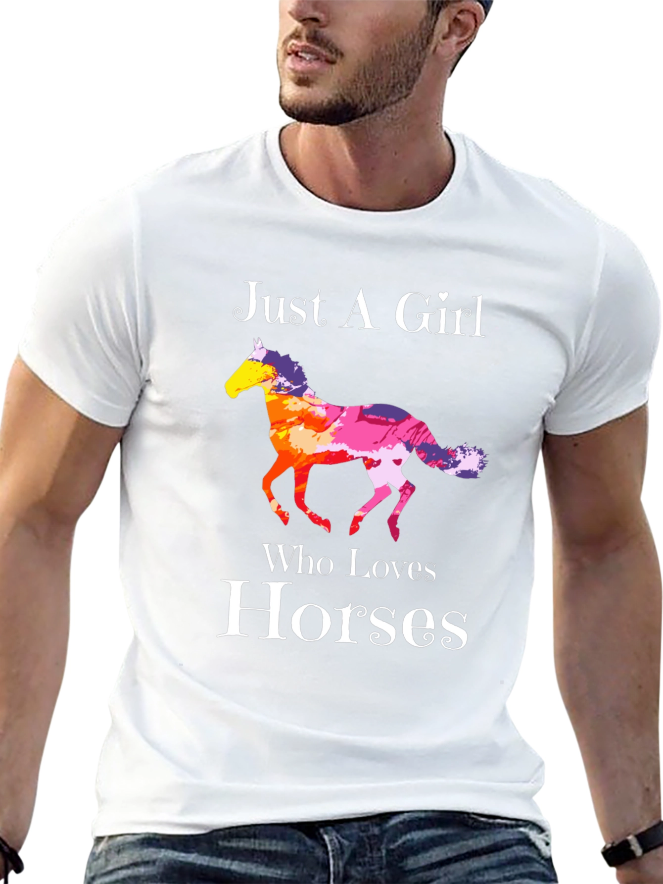 Just A Girl Who Loves Horses T-Shirt