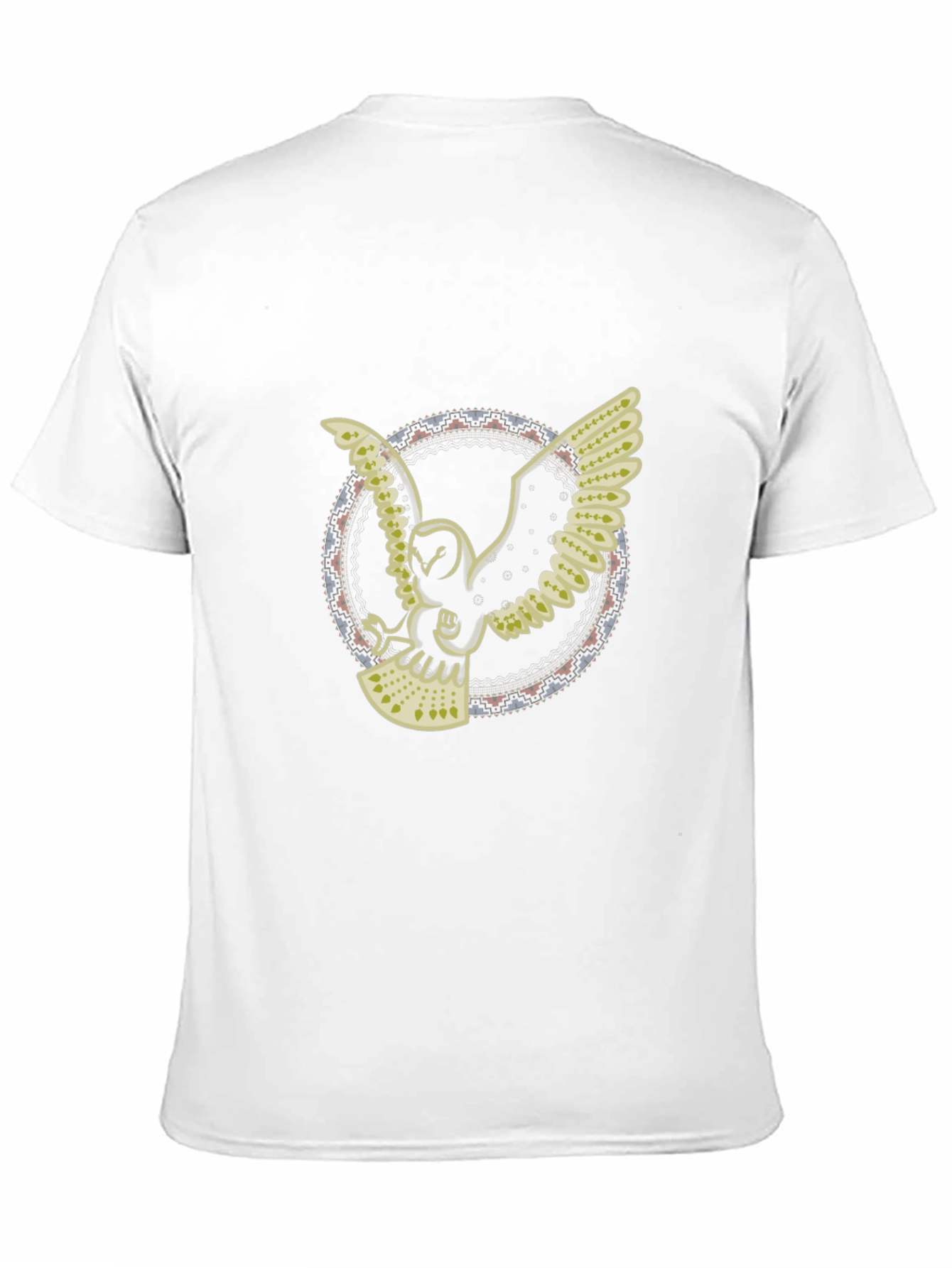 Owl Graphic Print Black T-Shirt
