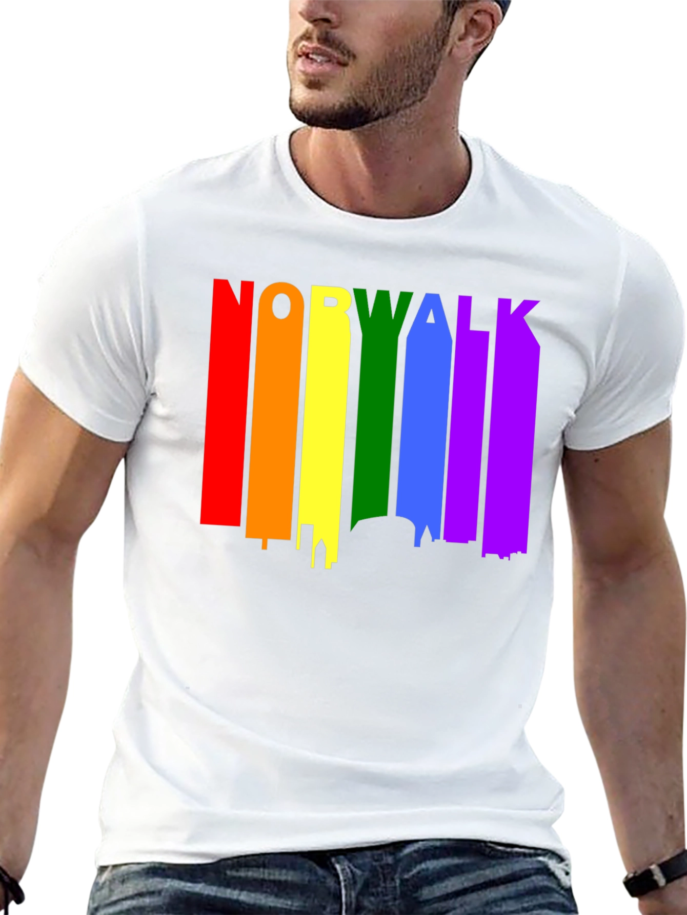 Norwalk Pride Skyline T-Shirt
