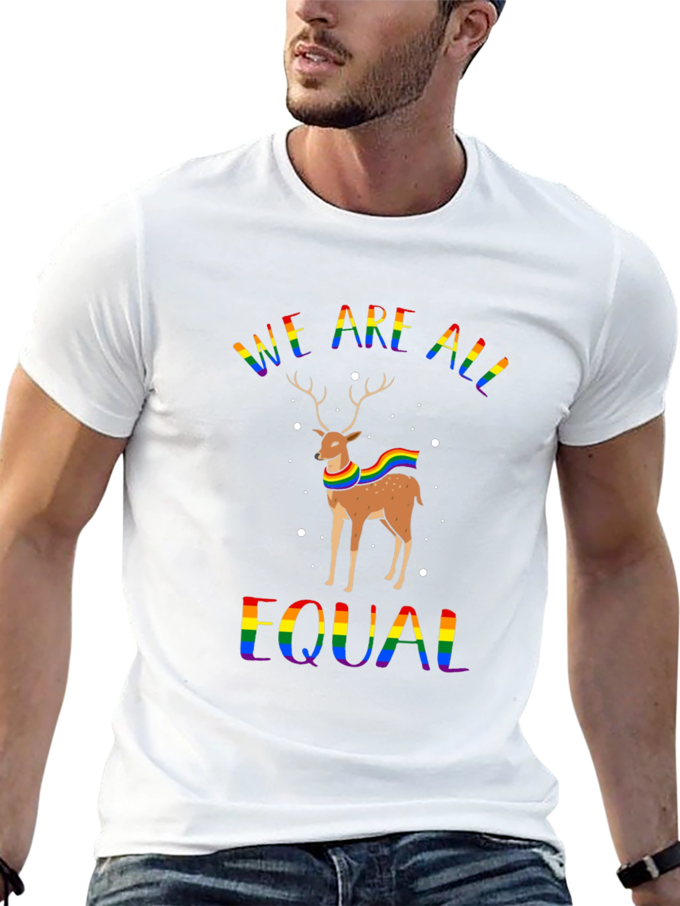 LGBTQ+ Equality Deer Graphic Tee