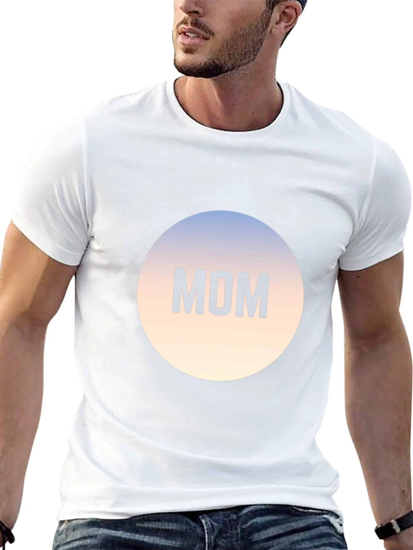Stylish MOM Graphic Tee - Casual Comfort