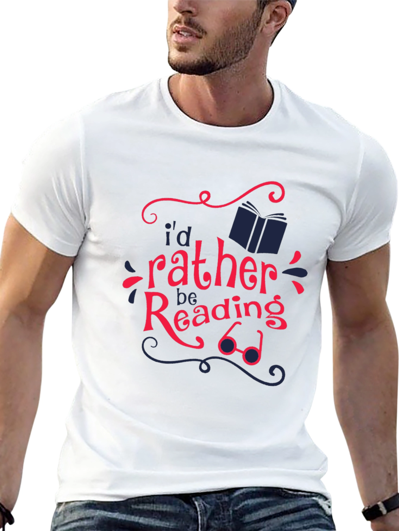 Book Lover Graphic T-Shirt - Reading is My Thing!