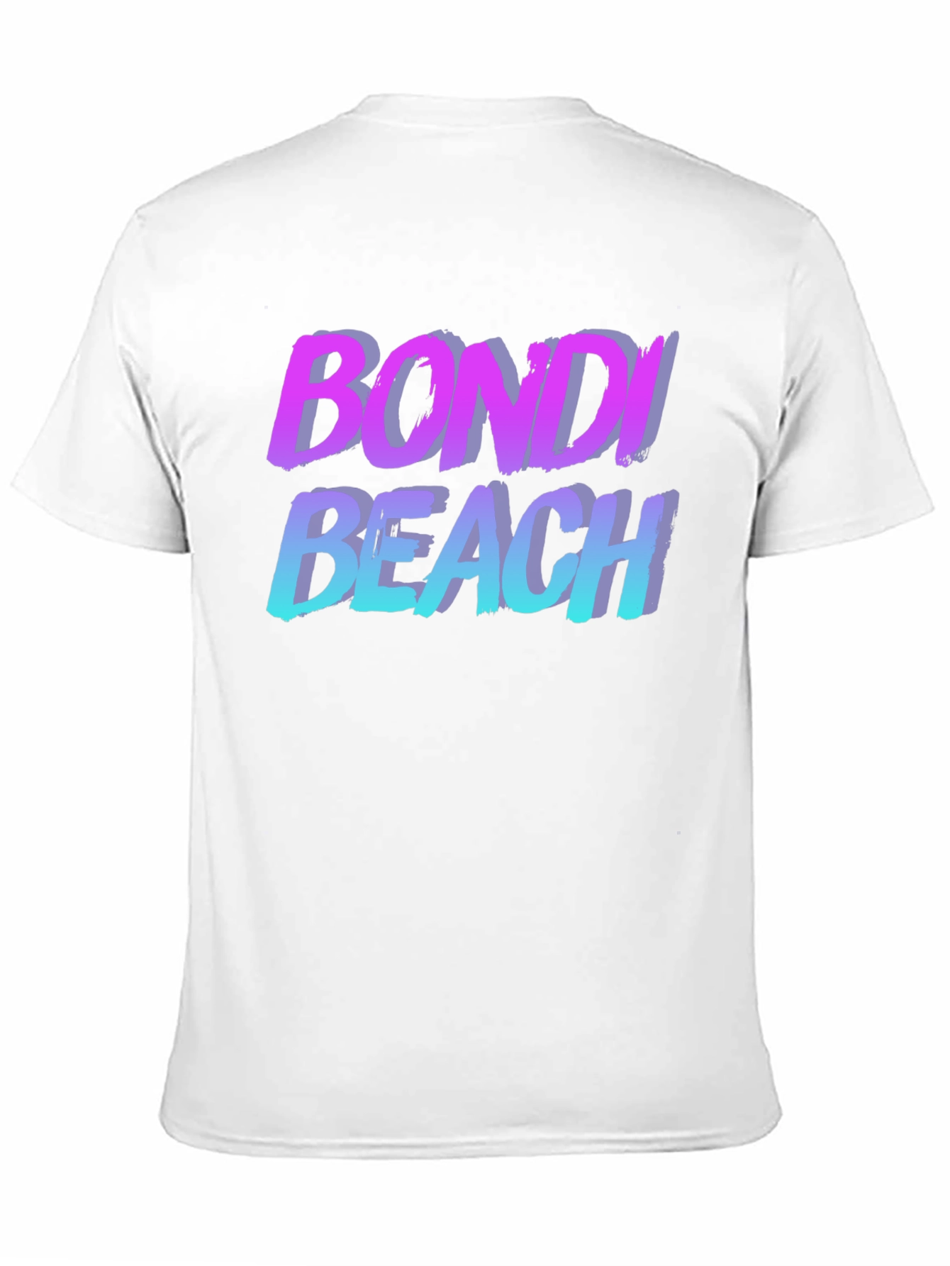 Bondi Beach Retro T-Shirt - Black